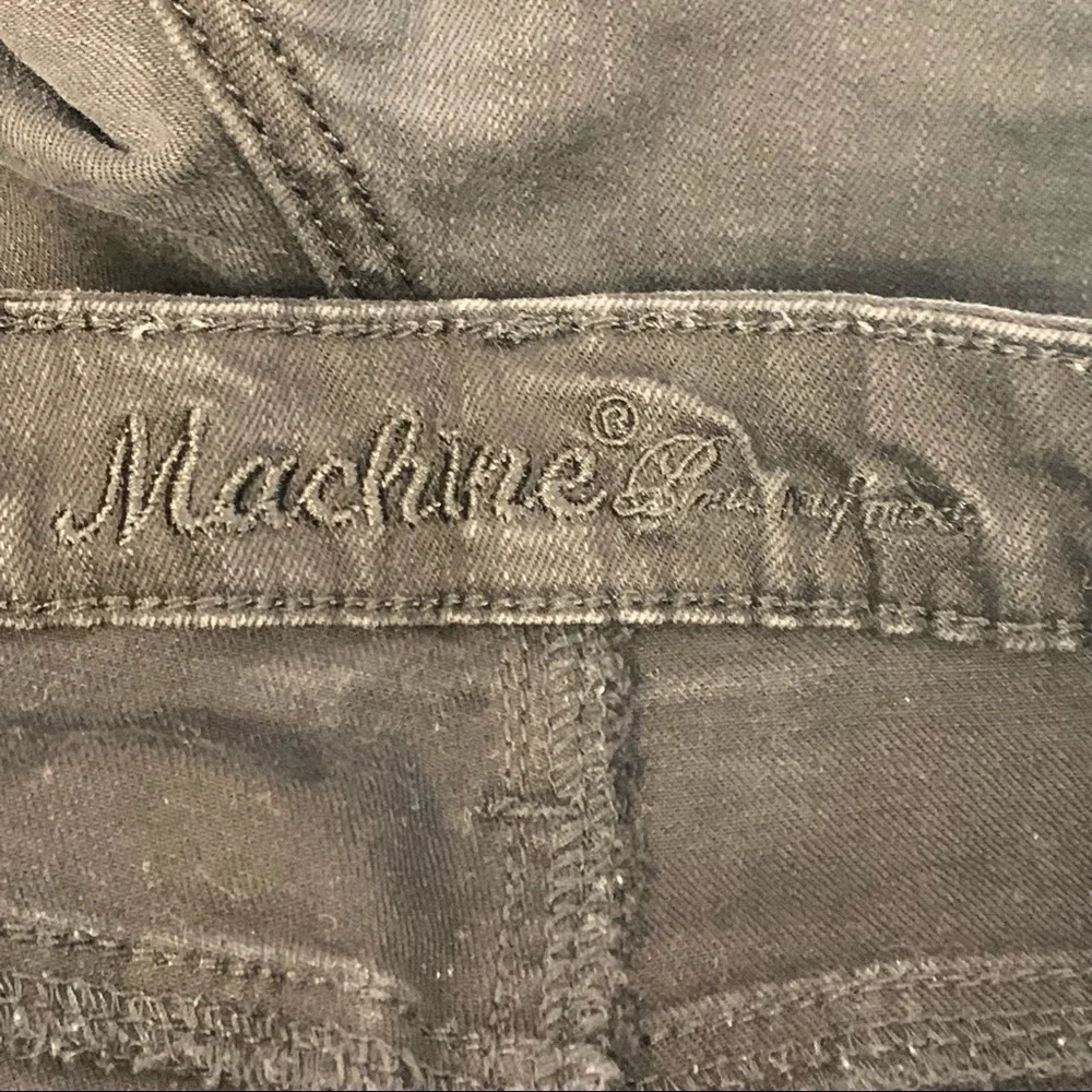 Machine Nouvelle Mode Women's Size 50 American Black Distressed Jean Shorts
